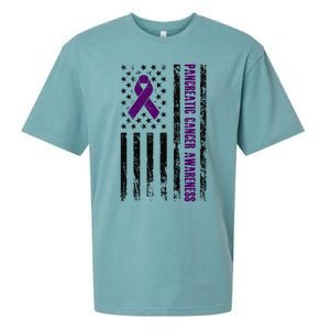 Pancreatic Cancer Awareness Sueded Cloud Jersey T-Shirt