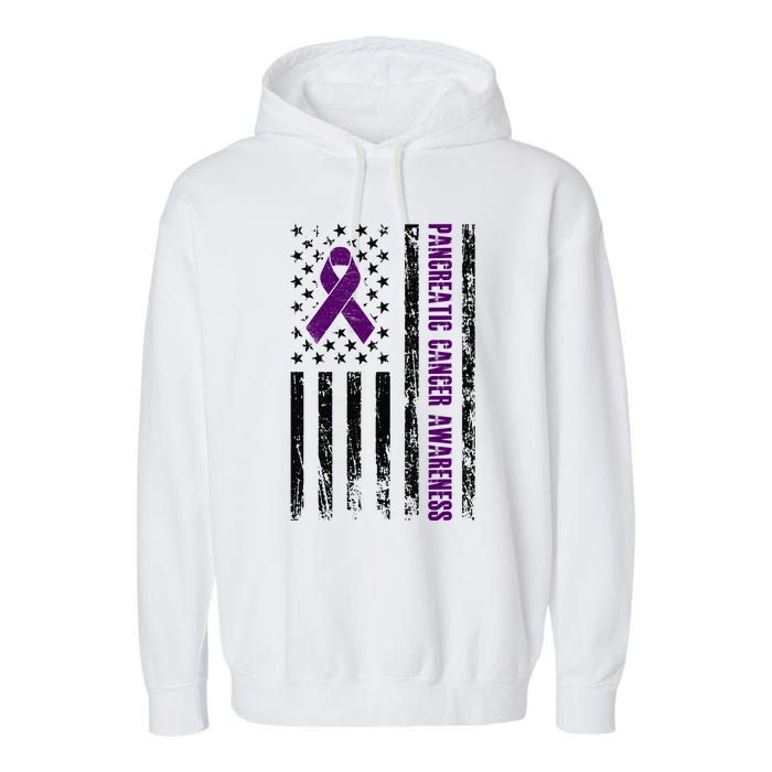 Pancreatic Cancer Awareness Garment-Dyed Fleece Hoodie