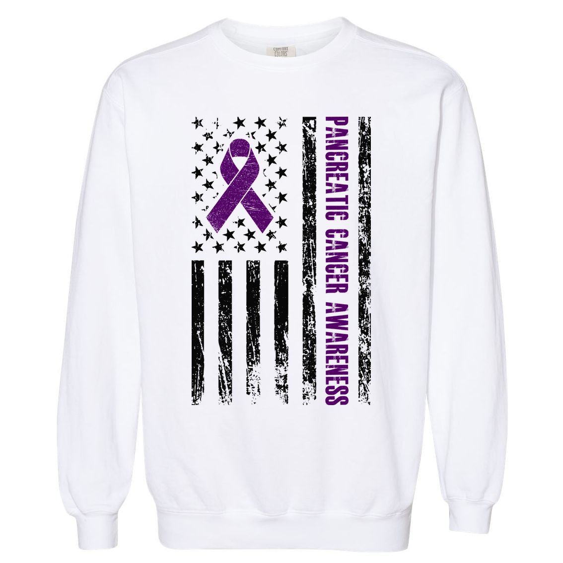 Pancreatic Cancer Awareness Garment-Dyed Sweatshirt