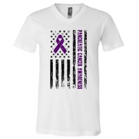 Pancreatic Cancer Awareness V-Neck T-Shirt