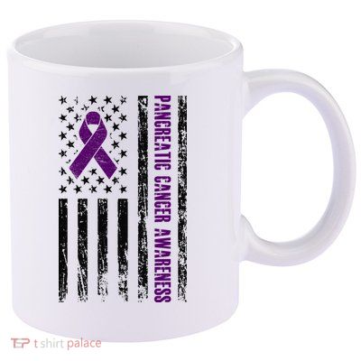 Pancreatic Cancer Awareness 11oz C Handle Ceramic Mug