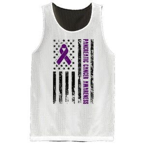 Pancreatic Cancer Awareness Mesh Reversible Basketball Jersey Tank