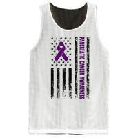 Pancreatic Cancer Awareness Mesh Reversible Basketball Jersey Tank