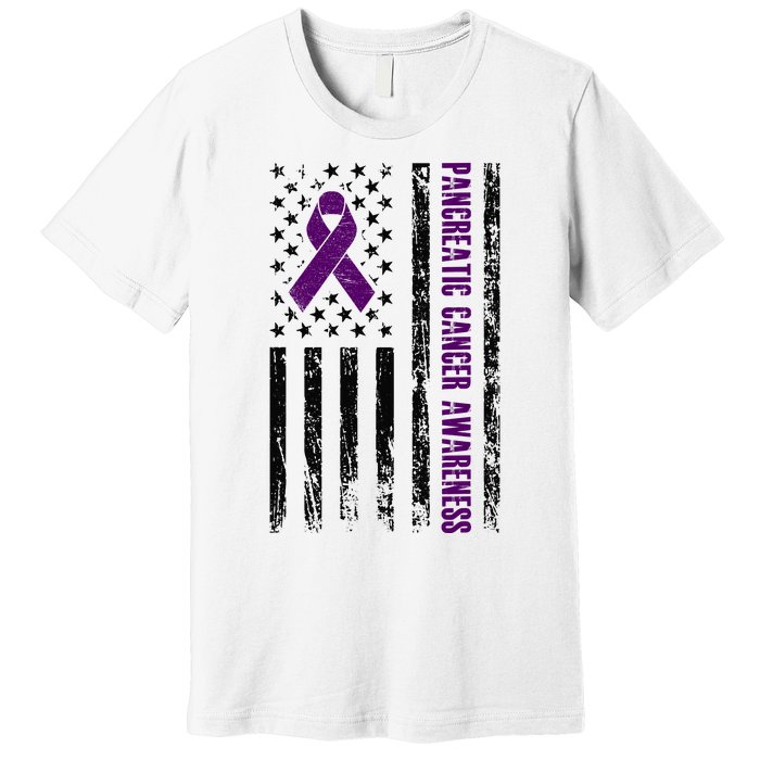 Pancreatic Cancer Awareness Premium T-Shirt