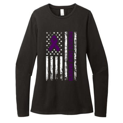 Pancreatic Cancer Awareness Womens CVC Long Sleeve Shirt