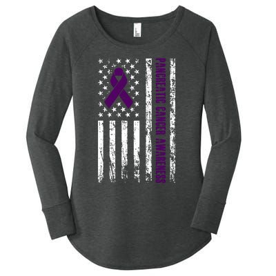 Pancreatic Cancer Awareness Women's Perfect Tri Tunic Long Sleeve Shirt