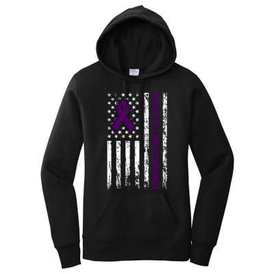 Pancreatic Cancer Awareness Women's Pullover Hoodie