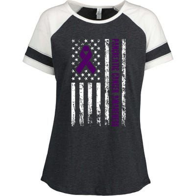 Pancreatic Cancer Awareness Enza Ladies Jersey Colorblock Tee