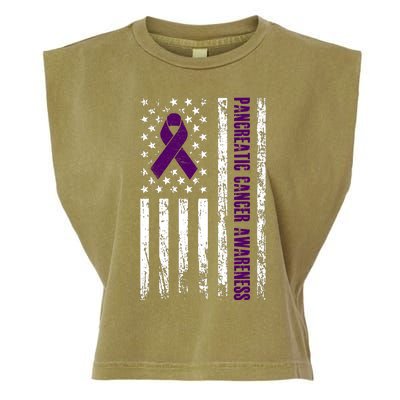 Pancreatic Cancer Awareness Garment-Dyed Women's Muscle Tee