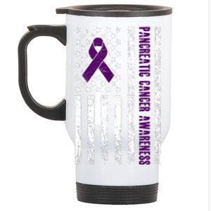 Pancreatic Cancer Awareness Stainless Steel Travel Mug