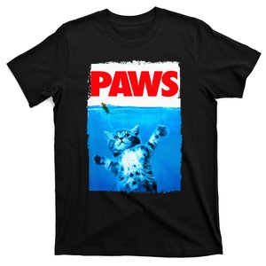 Paws Cat And Mouse Top Cute Funny Cat Lover Parody Top T-Shirt