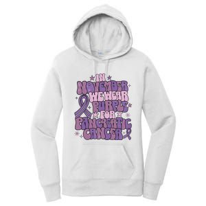 Pancreatic Cancer Awareness Month Women's Pullover Hoodie