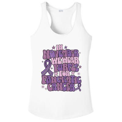 Pancreatic Cancer Awareness Month Ladies PosiCharge Competitor Racerback Tank