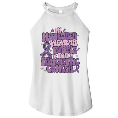 Pancreatic Cancer Awareness Month Women’s Perfect Tri Rocker Tank