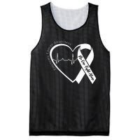 Pancreatic Cancer Awareness Heart Purple Ribbon Support Mesh Reversible Basketball Jersey Tank