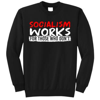 Pro Capitalism Anti Communist Funny Anti Socialism Sweatshirt