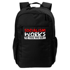 Pro Capitalism Anti Communist Funny Anti Socialism Daily Commute Backpack