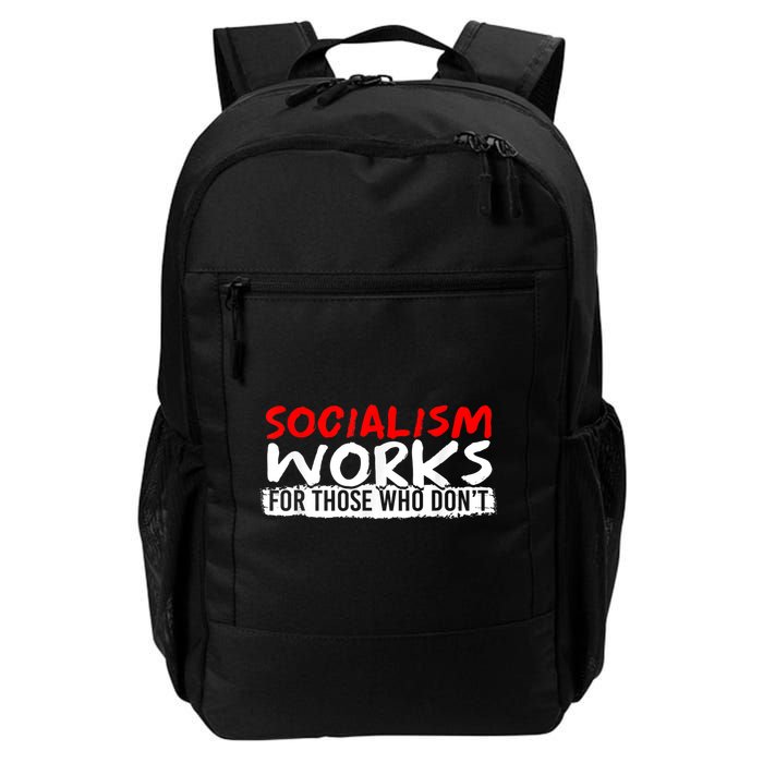 Pro Capitalism Anti Communist Funny Anti Socialism Backpack