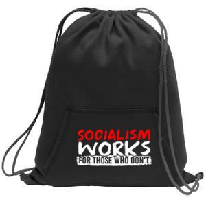 Pro Capitalism Anti Communist Funny Anti Socialism Sweatshirt Cinch Pack Bag