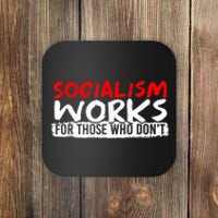 Pro Capitalism Anti Communist Funny Anti Socialism Coaster