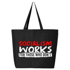 Pro Capitalism Anti Communist Funny Anti Socialism 25L Jumbo Tote