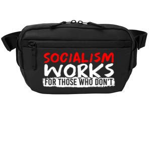 Pro Capitalism Anti Communist Funny Anti Socialism Crossbody Pack