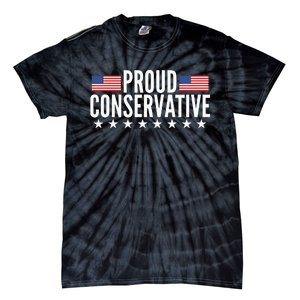 Proud Conservative American USA Flag Tie-Dye T-Shirt