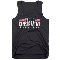 Proud Conservative American USA Flag Tank Top