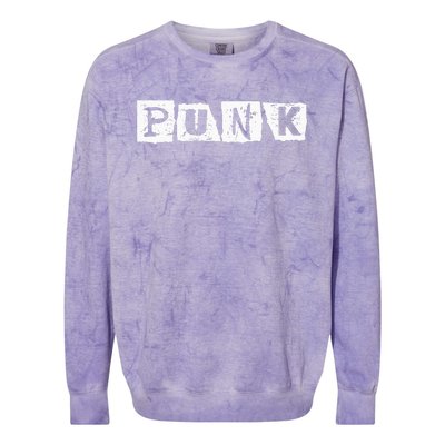 Punk Clothes Alternative Punk Music Punk Rock Colorblast Crewneck Sweatshirt