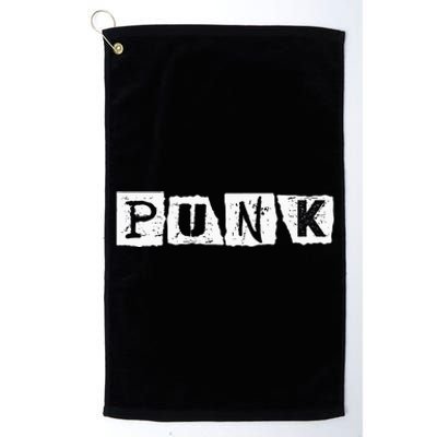 Punk Clothes Alternative Punk Music Punk Rock Platinum Collection Golf Towel