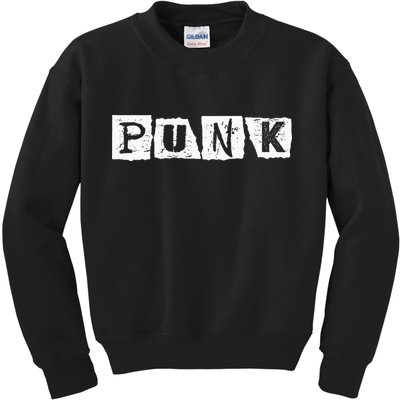 Punk Clothes Alternative Punk Music Punk Rock Kids Sweatshirt