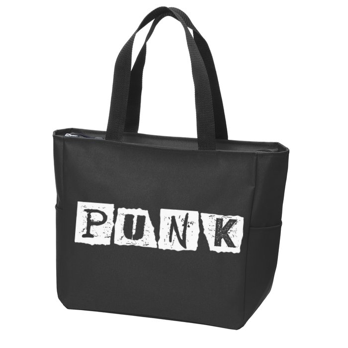 Punk Clothes Alternative Punk Music Punk Rock Zip Tote Bag