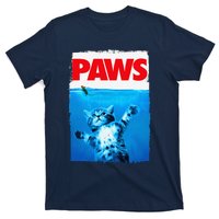 Paws Cat And Mouse Top Cute Funny Cat Lover Parody T-Shirt