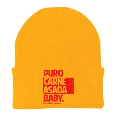 Puro Carne Asada #Gorditoyguapo Knit Cap Winter Beanie