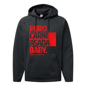 Puro Carne Asada #Gorditoyguapo Performance Fleece Hoodie