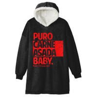 Puro Carne Asada #Gorditoyguapo Hooded Wearable Blanket