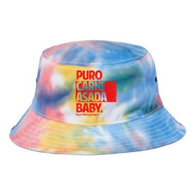 Puro Carne Asada #Gorditoyguapo Tie Dye Newport Bucket Hat