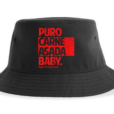 Puro Carne Asada #Gorditoyguapo Sustainable Bucket Hat