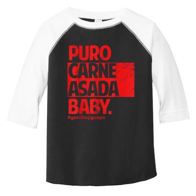 Puro Carne Asada #Gorditoyguapo Toddler Fine Jersey T-Shirt