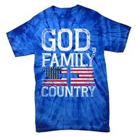 Patriotic Christian American Pride Christianity Faith Prayer Meaningful Gift Tie-Dye T-Shirt