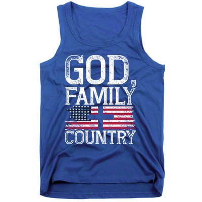 Patriotic Christian American Pride Christianity Faith Prayer Meaningful Gift Tank Top