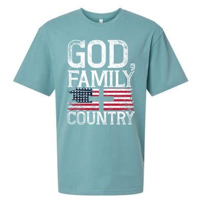 Patriotic Christian American Pride Christianity Faith Prayer Meaningful Gift Sueded Cloud Jersey T-Shirt