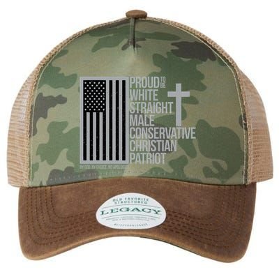 Proud Christian American Man Legacy Tie Dye Trucker Hat