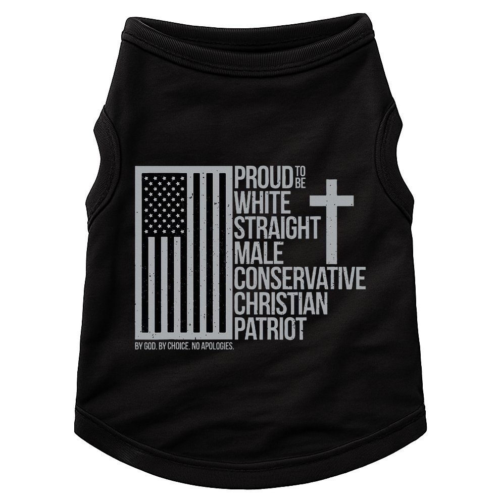 Proud Christian American Man Doggie Tank