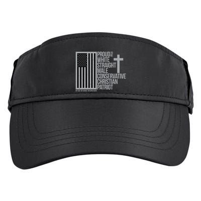Proud Christian American Man Adult Drive Performance Visor
