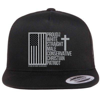 Proud Christian American Man Flatbill Hat