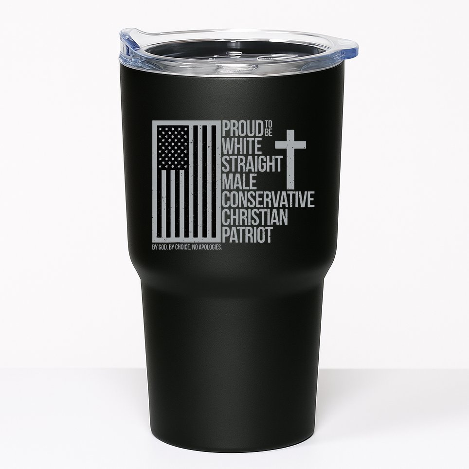 Proud Christian American Man Tumbler