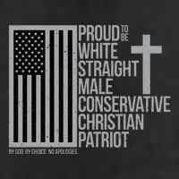 Proud Christian American Man Golf Towel