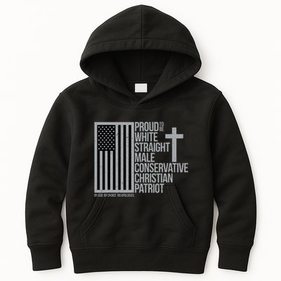 Proud Christian American Man Kids Hoodie