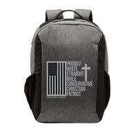 Proud Christian American Man Vector Backpack
